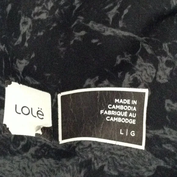 Lole Women's High Waisted Leggings Comfy Stretch Grey Black Gym Jogging Yoga - Picture 7 of 8